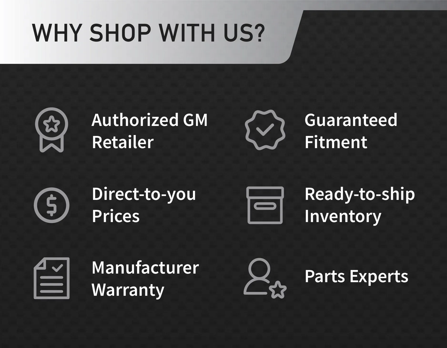 OEM GM Parts and Accessories for sale
